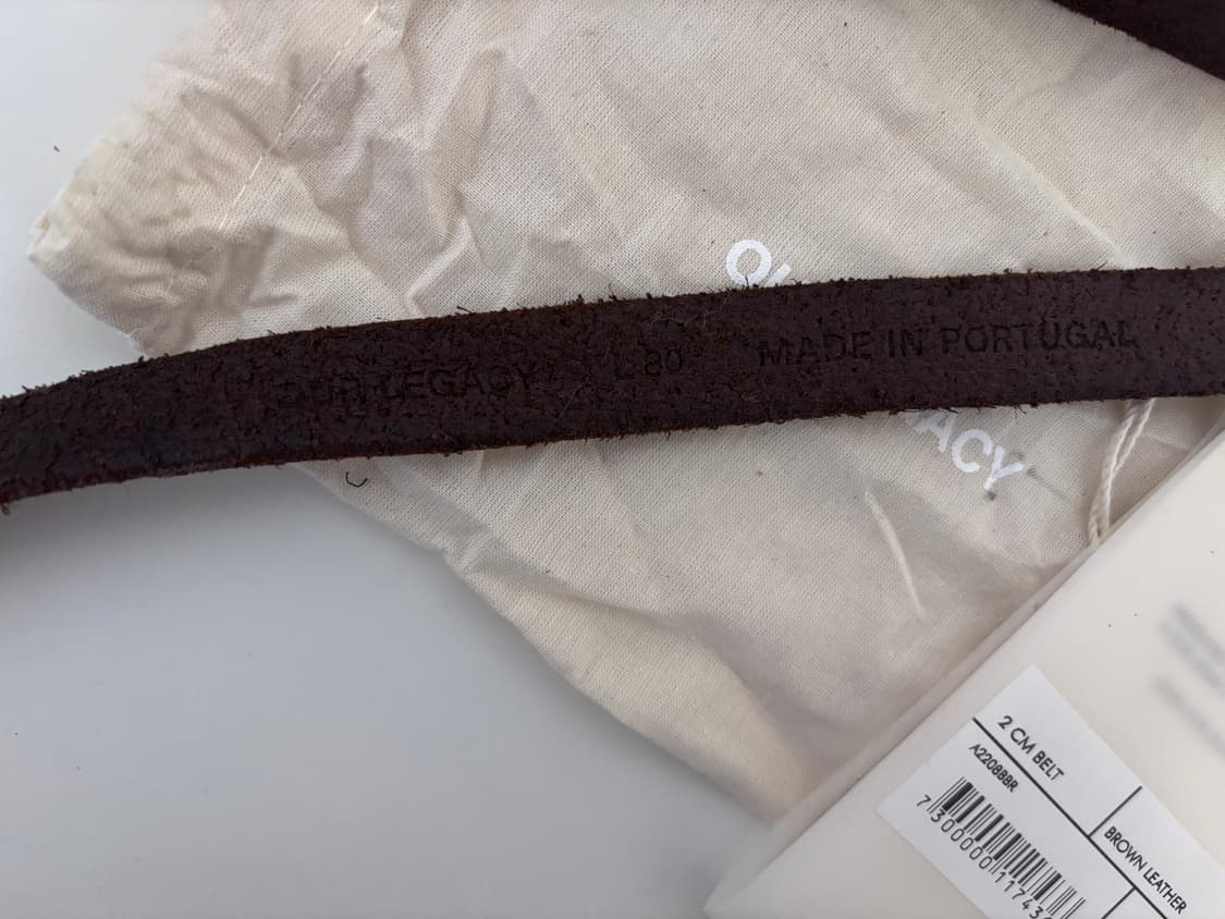 아워레가시 2cm 벨트 브라운 80size 상품이미지3