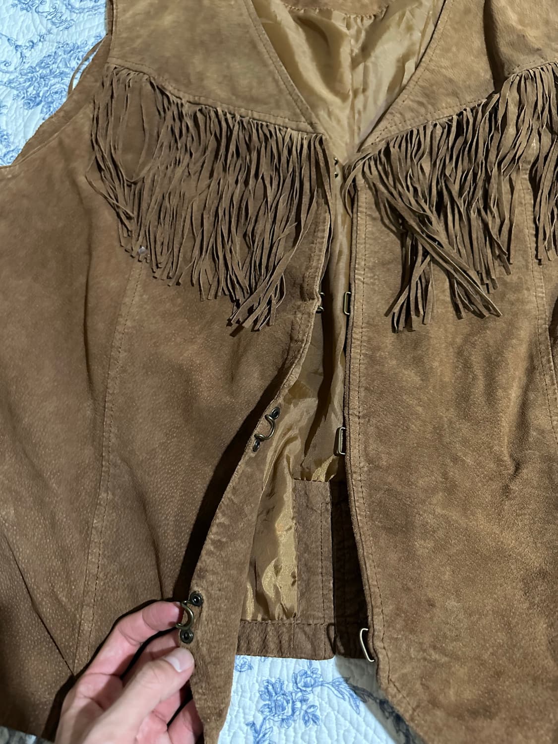 빈티지 가죽 베스트  상품이미지3