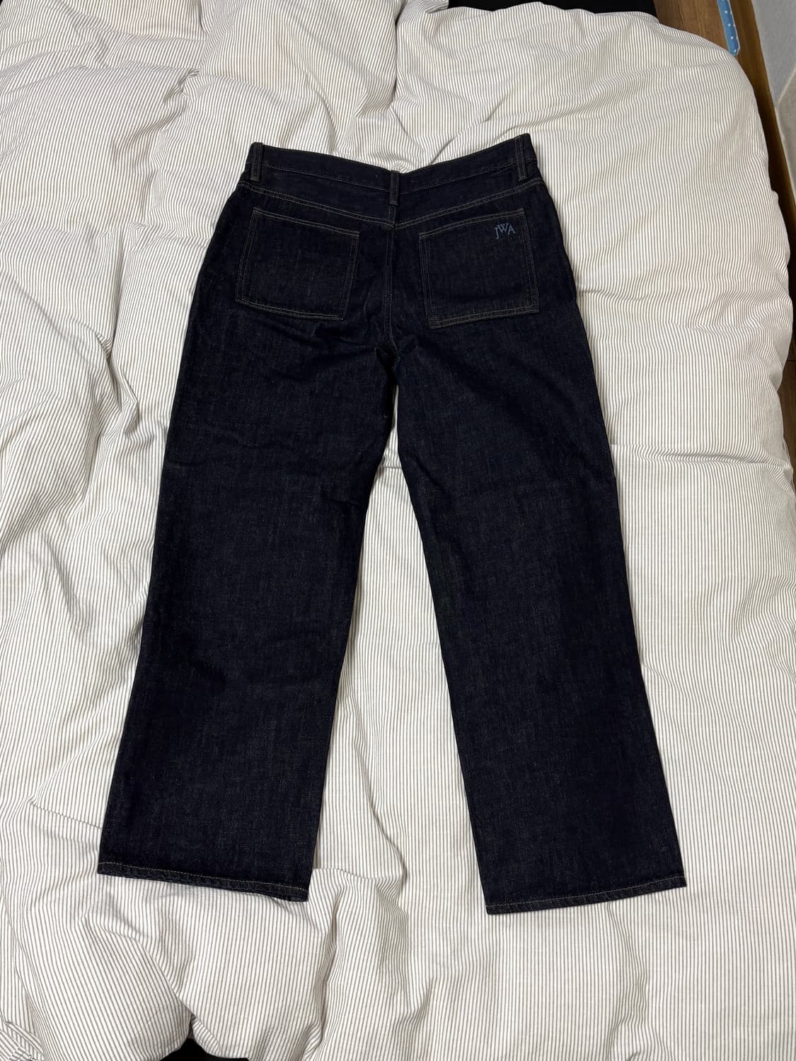 새상품) 유니클로 JW앤더슨 스트레이트진 블루 33 상품이미지2