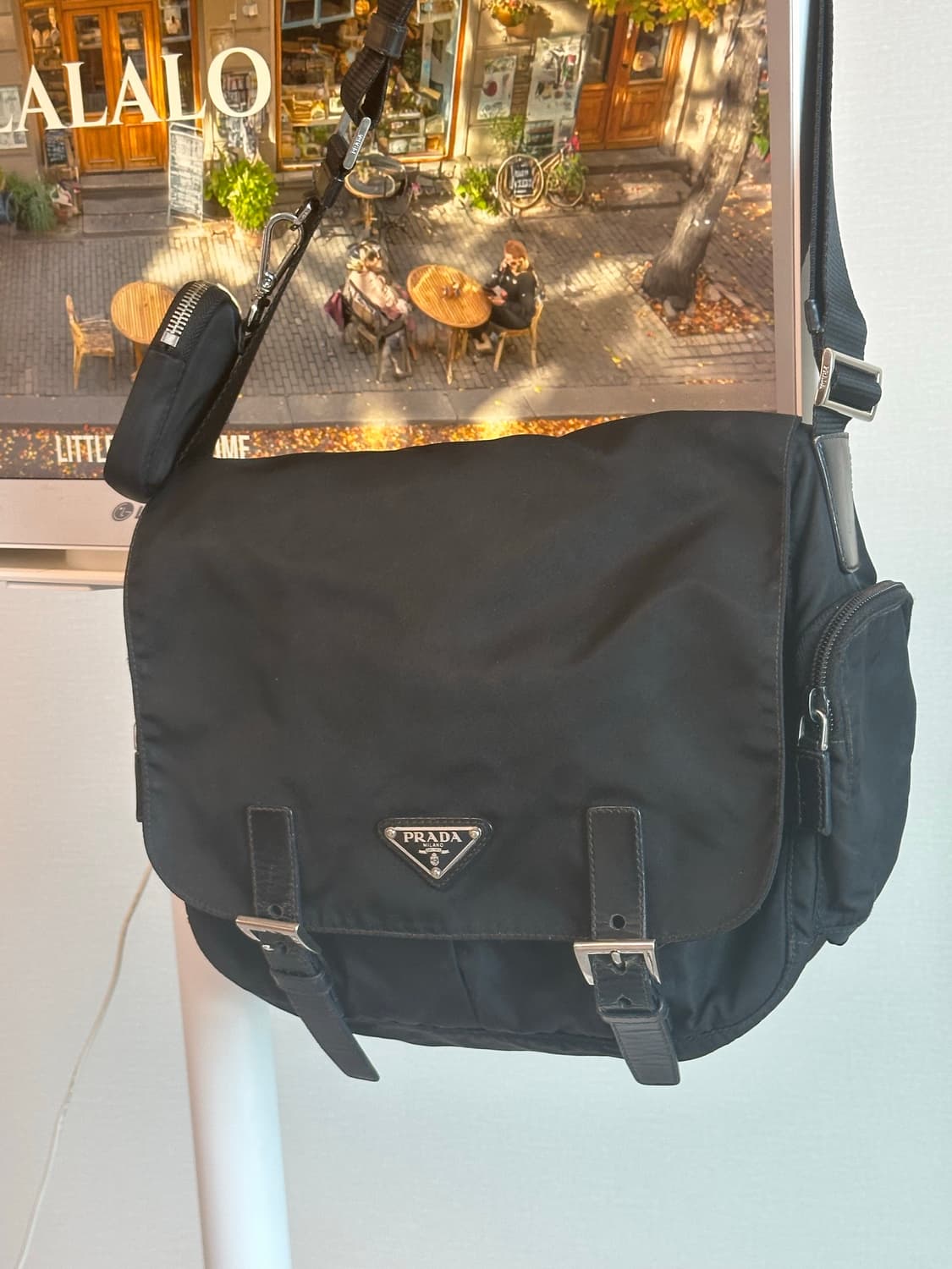 프라다 메신저백 나일론 포코노 테수토 숄더백 남녀공용 상품이미지3