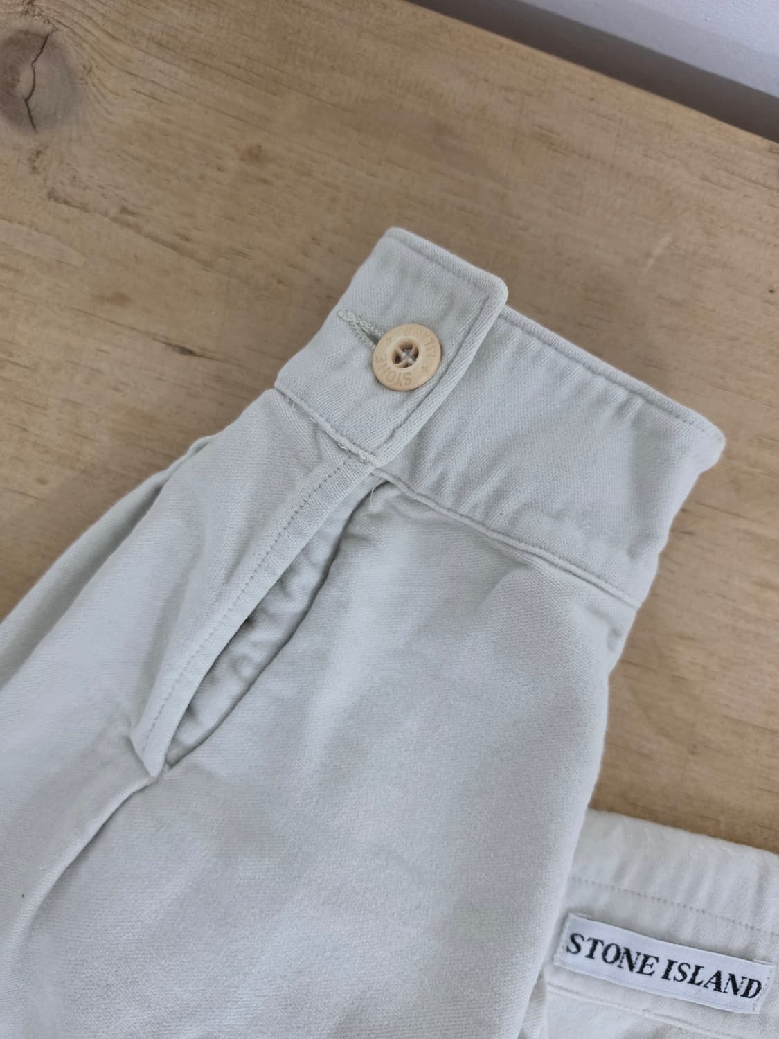 98AW 스톤 아일랜드 그린 엣지 코튼 오버셔츠 상품이미지5