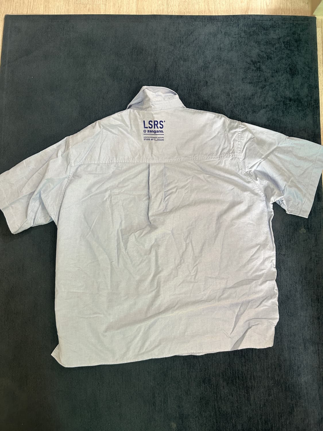 빈티지 하늘색 반팔셔츠 상품이미지2