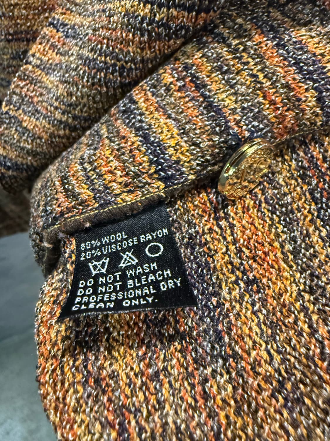 12 세인트존 ST.JOHN 컬렉션 니트 자켓 브라운 멀티 상품이미지8