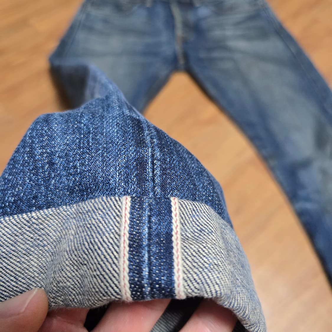RRL 더블알엘 셀비지 워닝 데님 32~33 상품이미지7