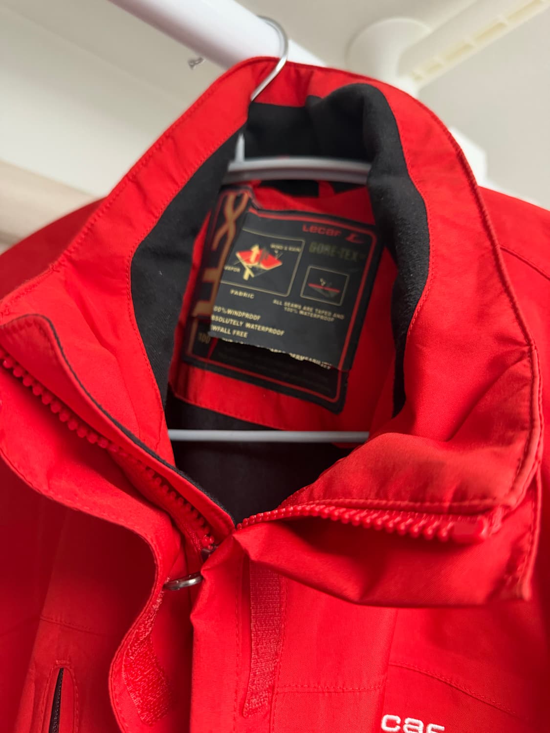 르카프 바람막이 레드 상품이미지3