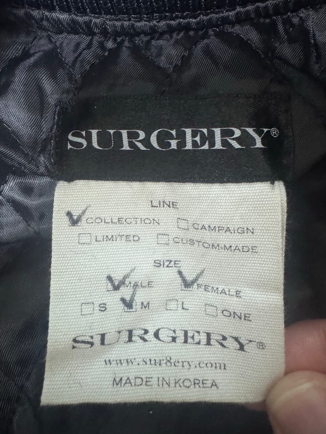 써저리 바시티자켓M 초판 상품이미지3