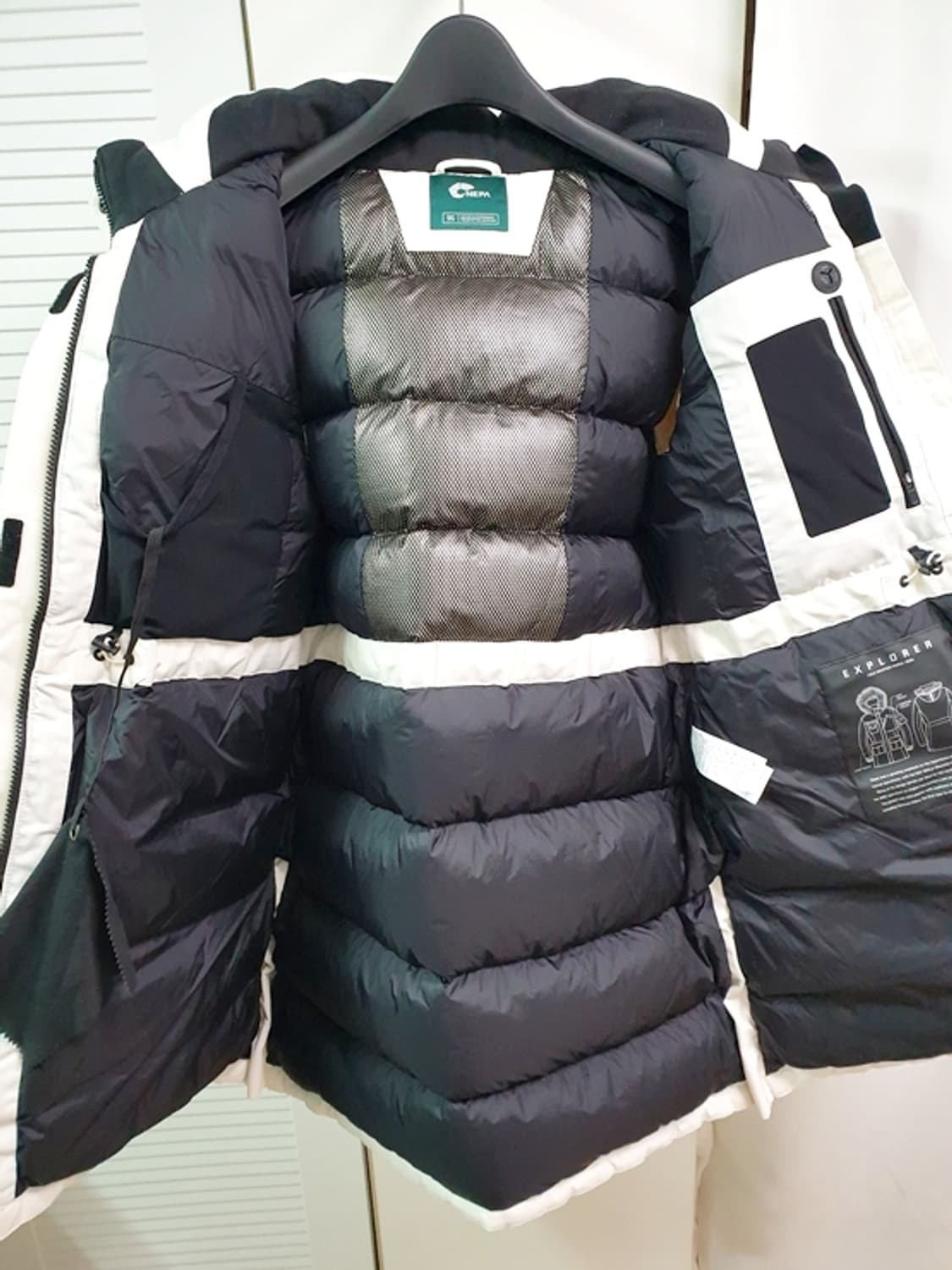 네파 여성 아이보리 구스다운 패딩 95 상품이미지5