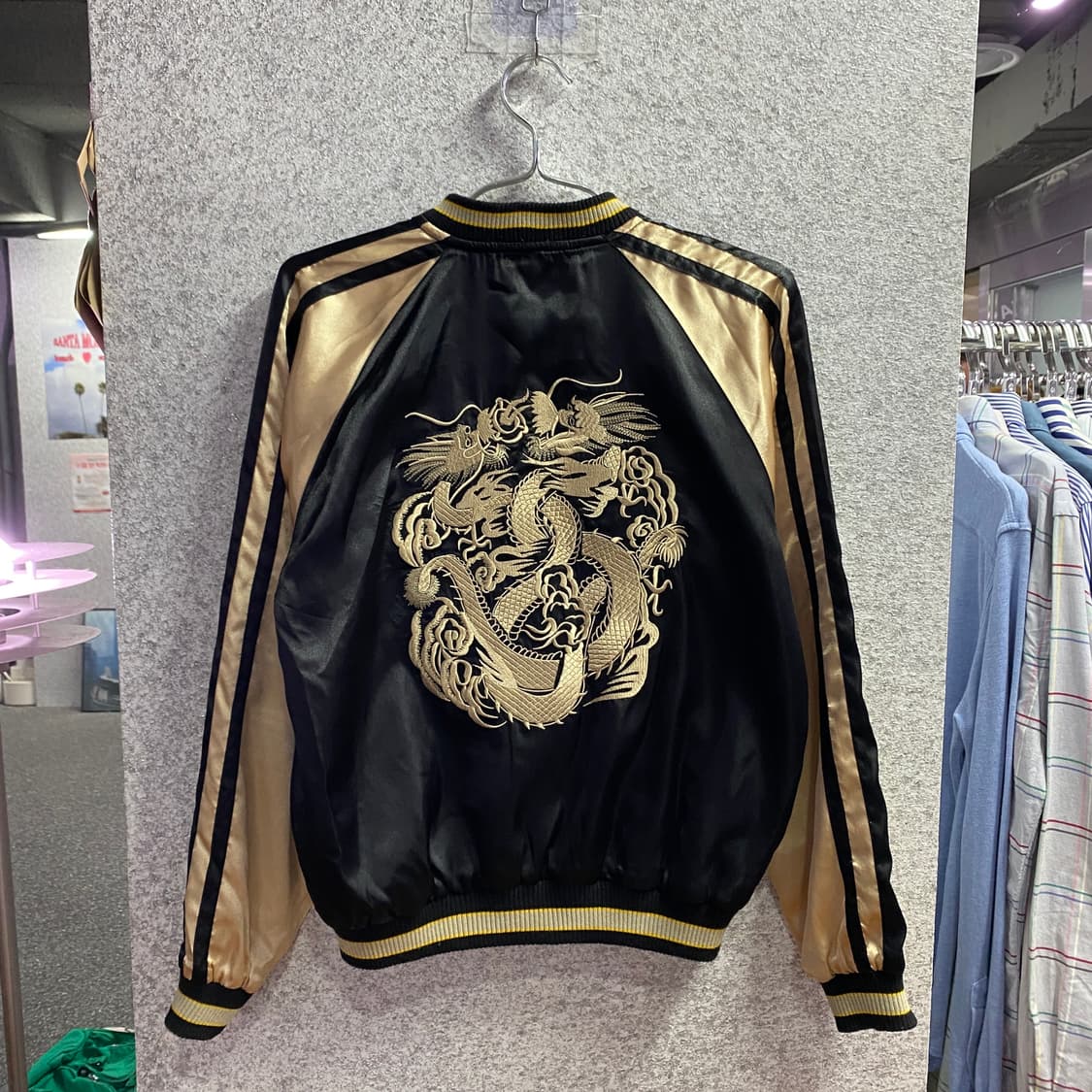 JPN 빈티지 용자수 리버시블 스카쟌 자켓 B4298 상품이미지5