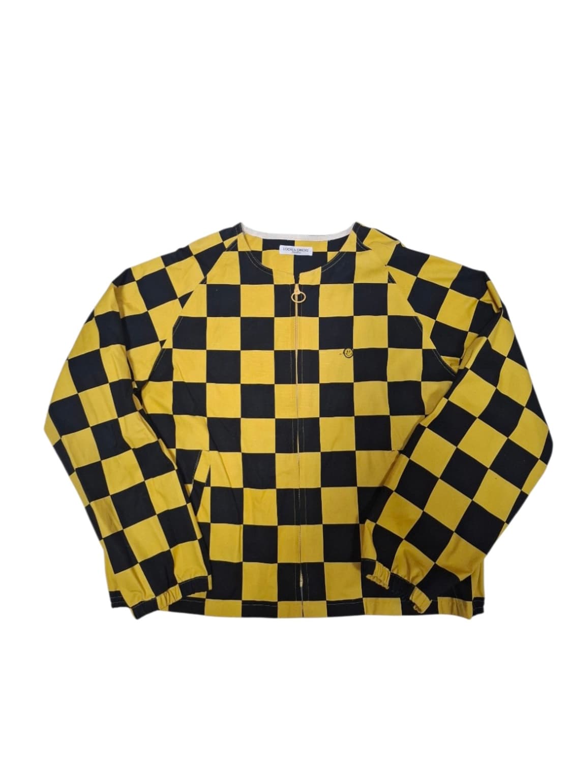 로컬스 온리 체커보드 블루종 자켓 L 상품이미지1