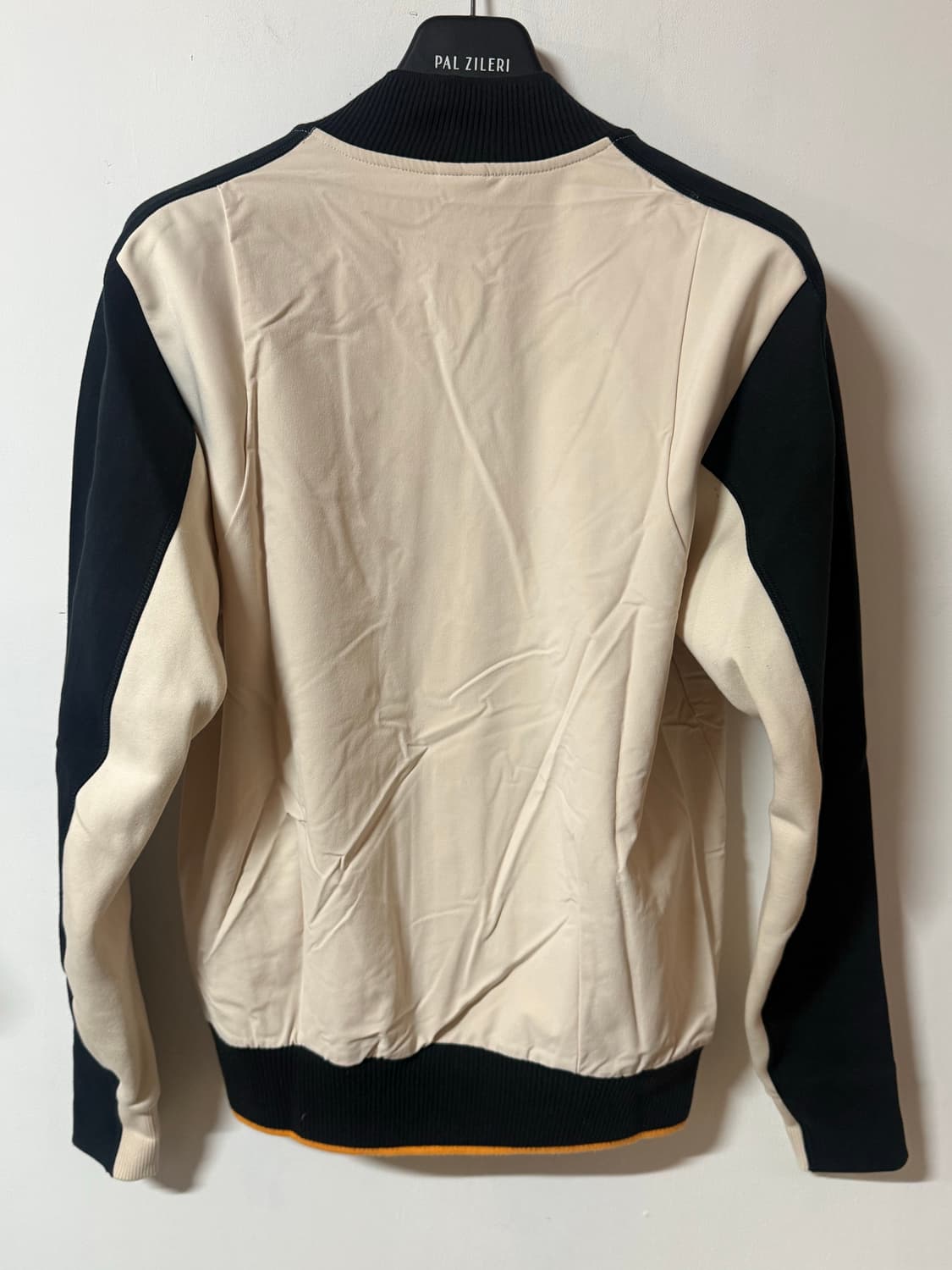 아디다스 여성 배색 집업 자켓 베이지 블랙 (Adidas Zip-up J 상품이미지3