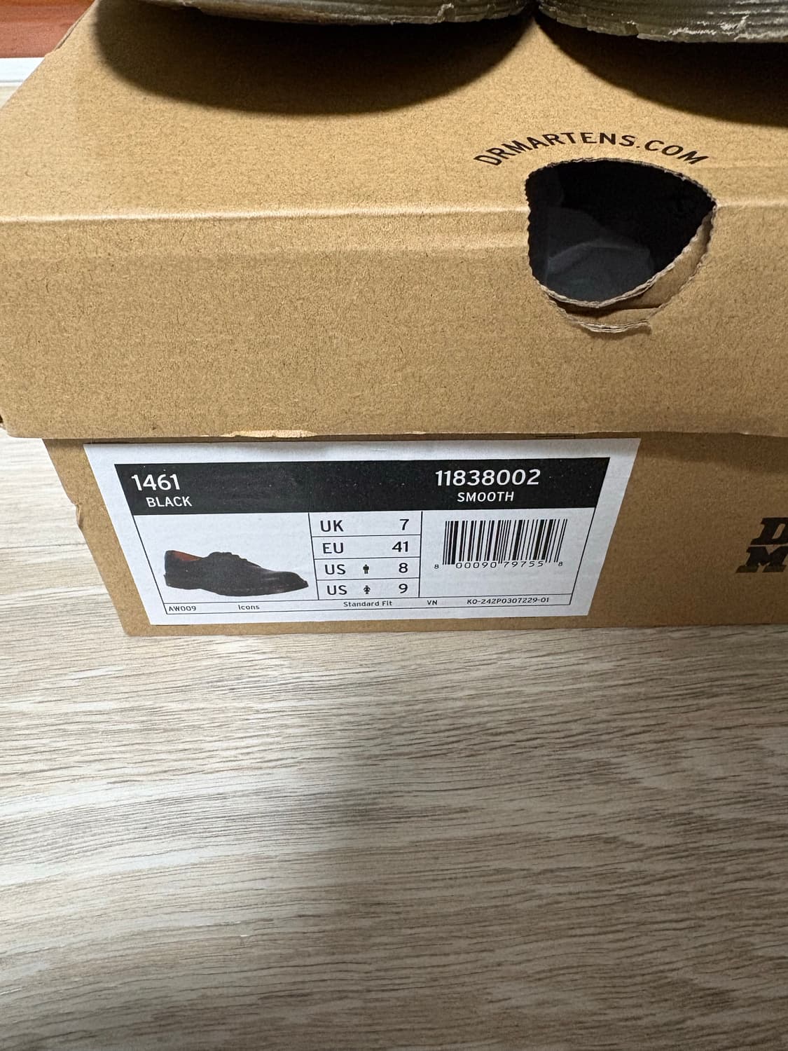 닥터마틴 1461 스무스 260(uk7) 16만원 상품이미지3