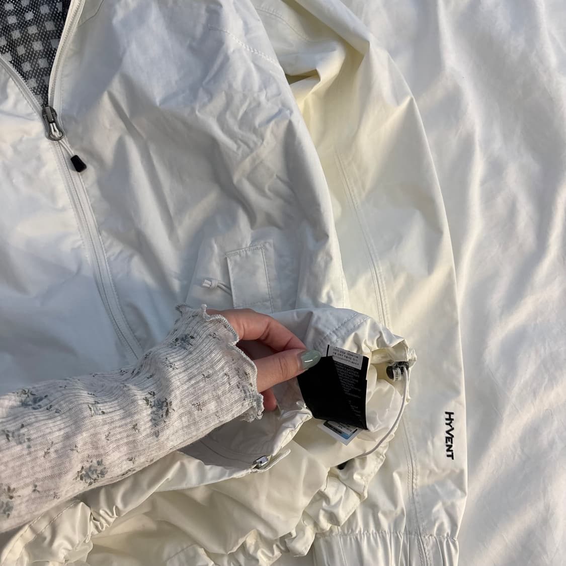 노스페이스 안감체크 바람막이 자켓 상품이미지5