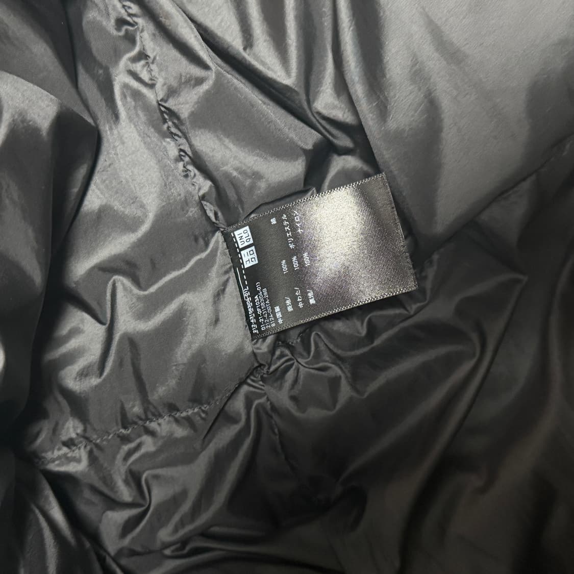 르메르 x 유니클로 20FW 패디드 코트 다크 그레이 L 상품이미지6