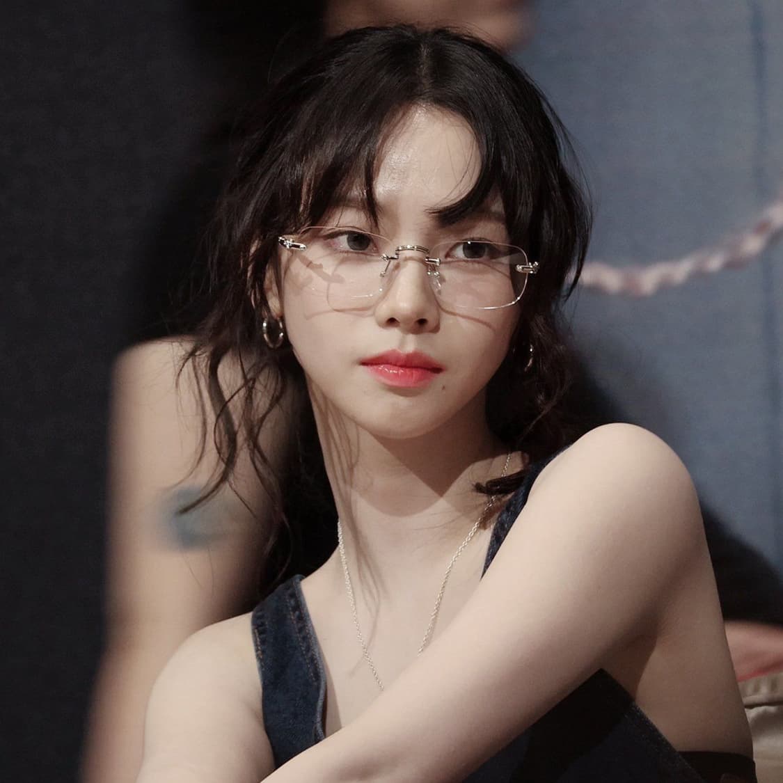 에스파 카리나 무테 안경 대만 팬미팅 연예인 선글라스 상품이미지1