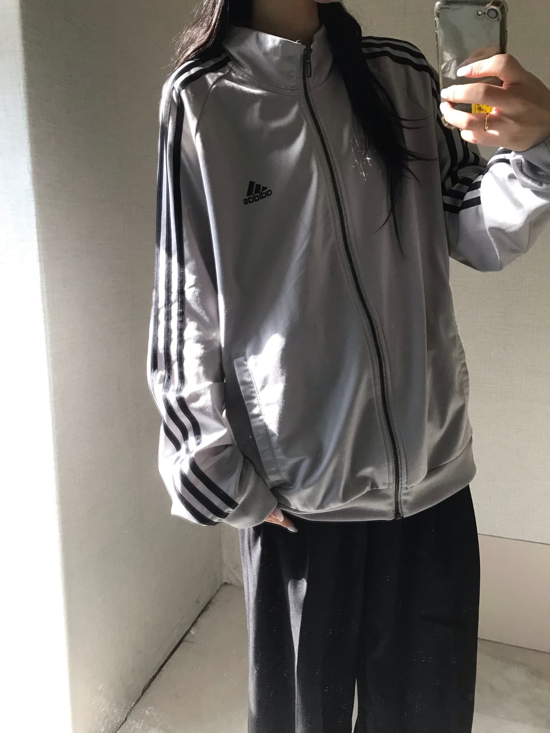 아디다스 실버 블랙 져지 상품이미지3