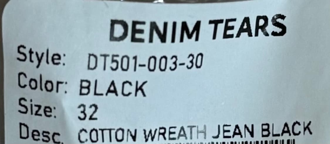 데님 티어스 더 코튼 리쓰 진 블랙 상품이미지6