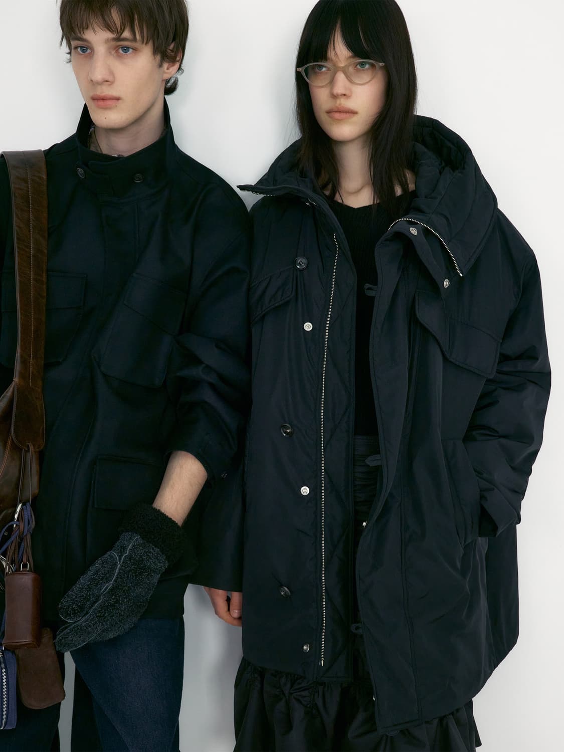 로우클래식 오버사이즈 후디드 파카s 상품이미지4