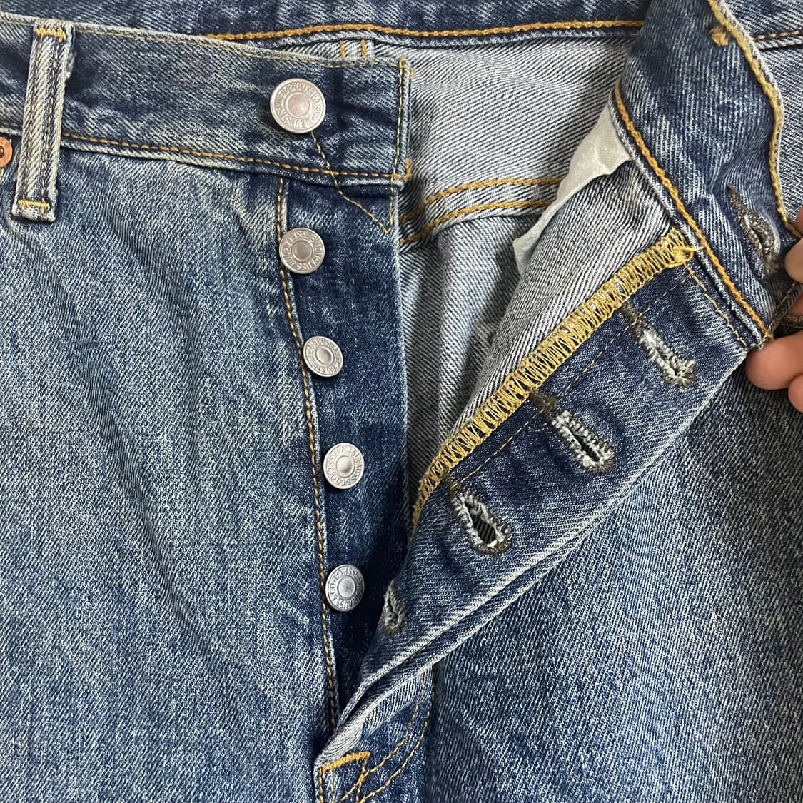 리바이스 501 스트레이트 데님 팬츠 / W34,L32 상품이미지4