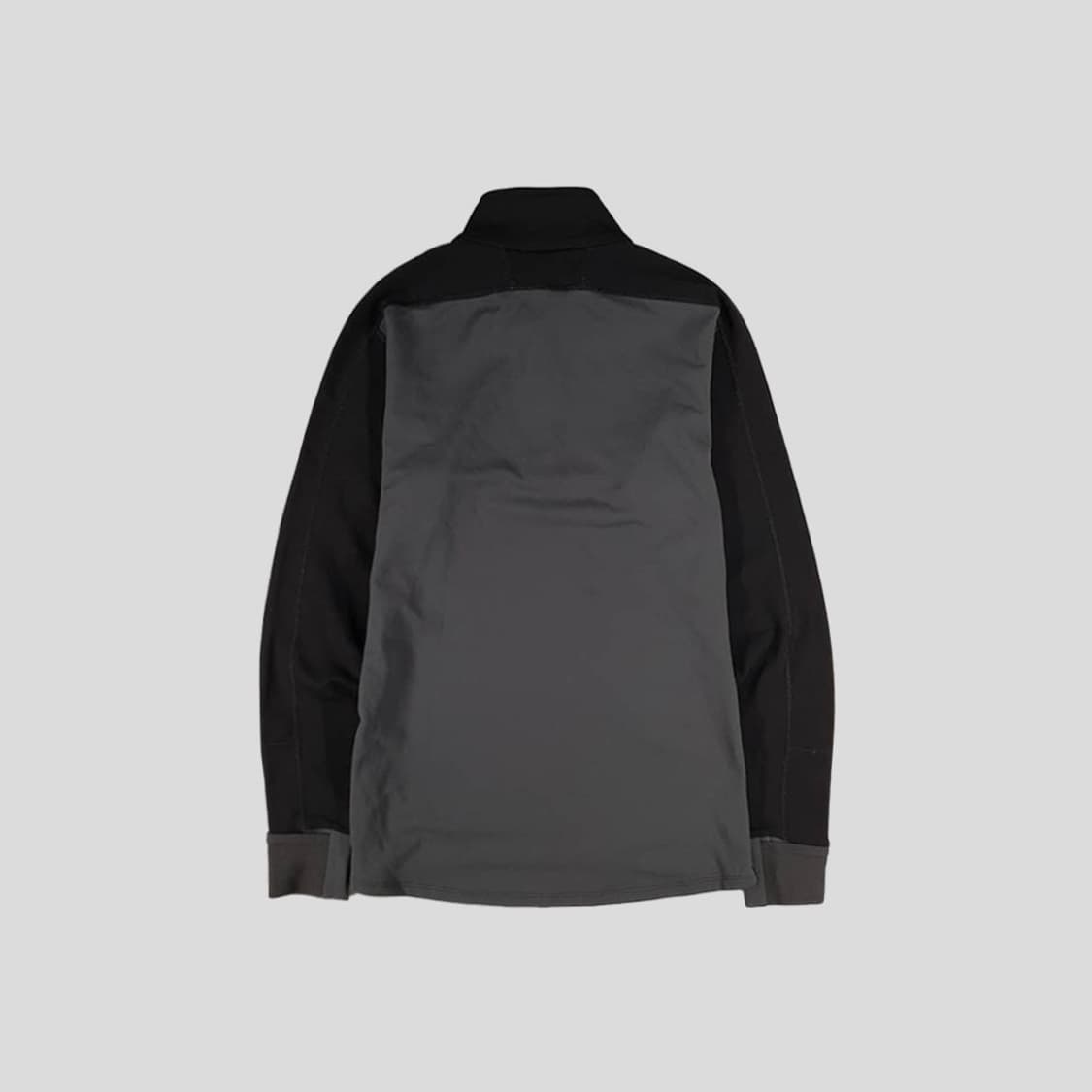 아크테릭스 블랙 그레이 암 로고프린팅 하프집업 반집업  상품이미지2