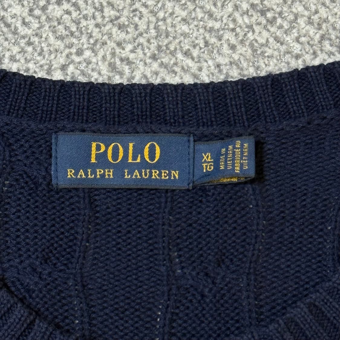 폴로 랄프로렌 꽈배기 니트 XL 상품이미지4