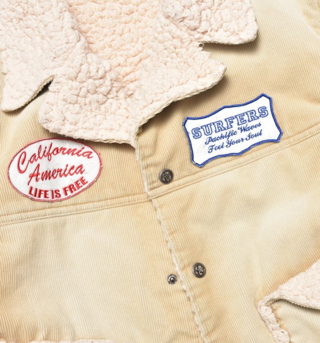 JPN 수입 빈티지 패치 양털 자켓 N933 상품이미지3