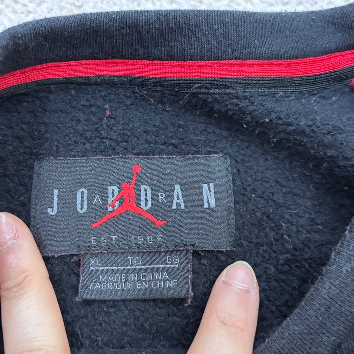 XL 나이키 조던 클래식 플리스 맨투맨 0423E 상품이미지3