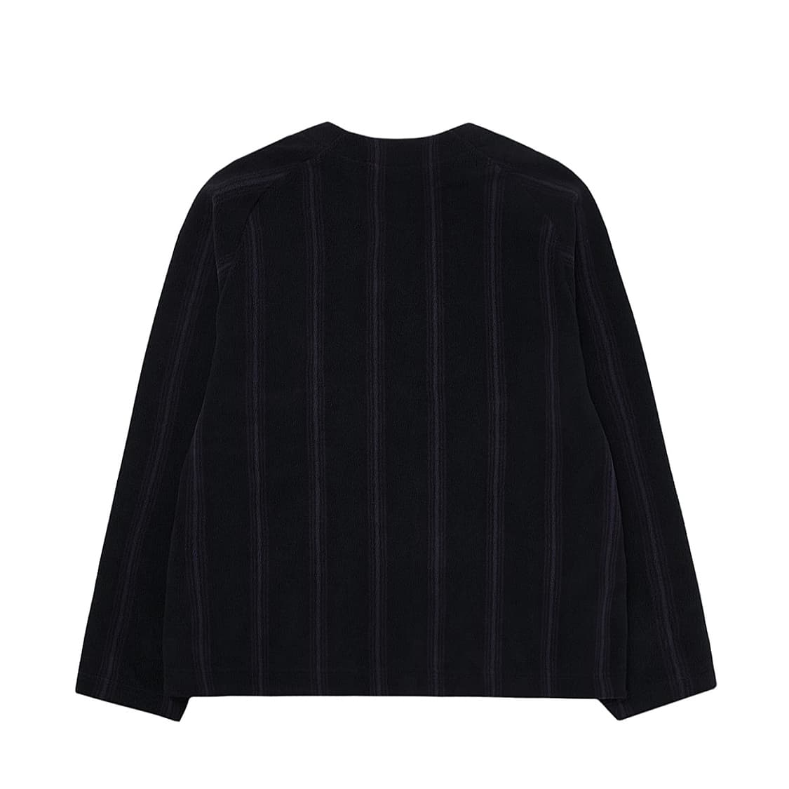 [새상품 S] 유니클로 니들스 콜라보 유니들스 플리스 가디건 블랙 퍼플 상품이미지4