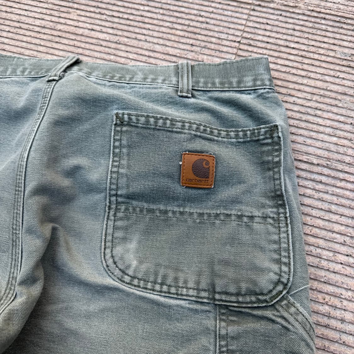 빈티지 칼하트 싱글니 B11 Mos 모스 카펜터 팬츠 상품이미지9