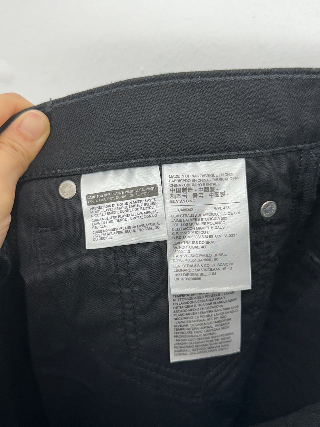 Levi’s 511 Slim Fit Black Jeans  상품이미지7