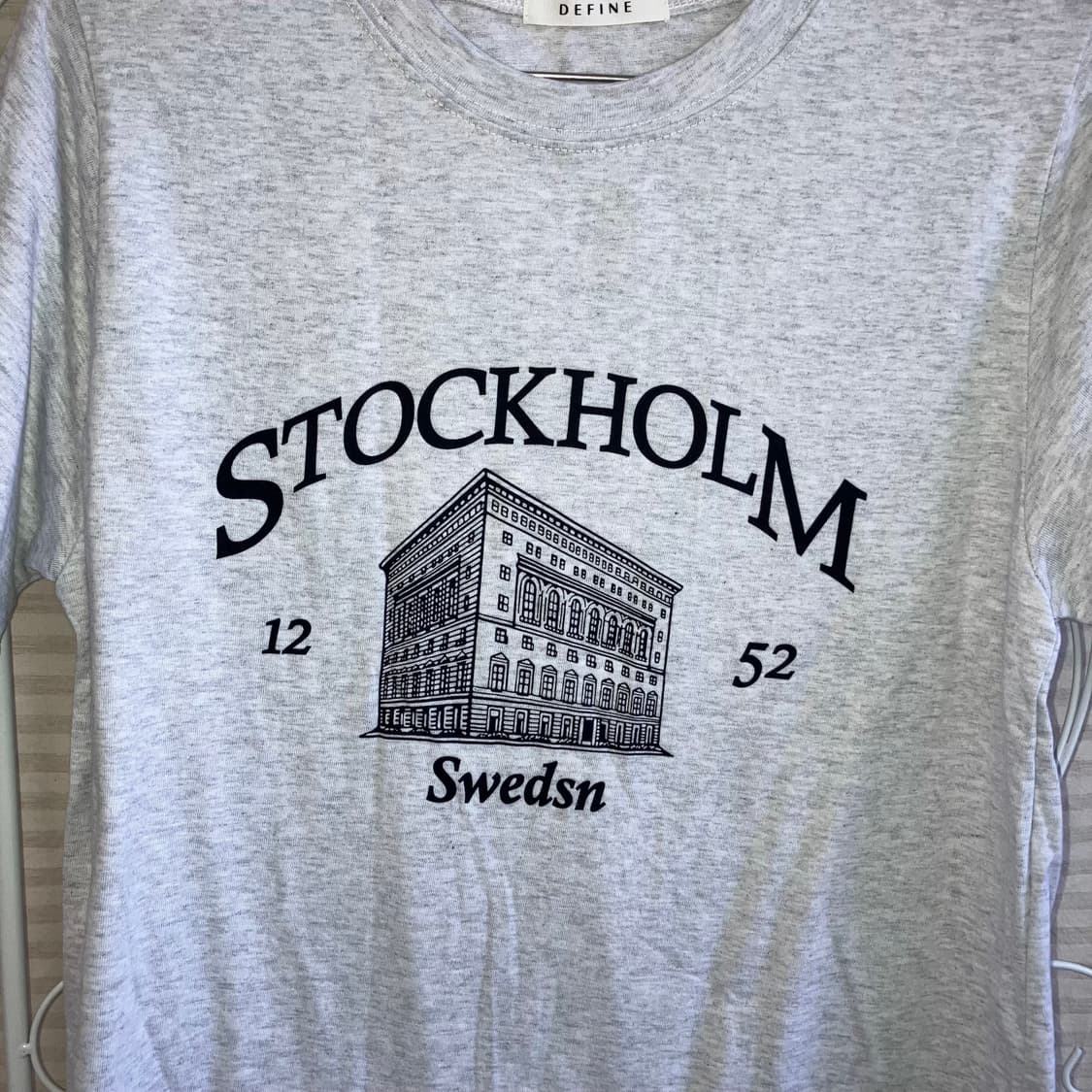 빈티지 멜란지 레터링 반팔 티셔츠 y2k 스트릿 갸루 펑키460  상품이미지3