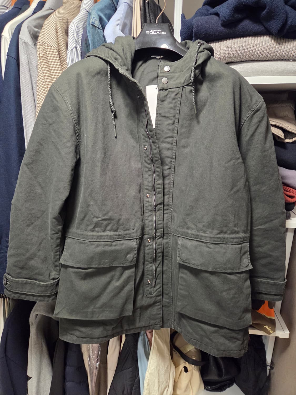 자라 후드 파카 L사이즈(새상품) 상품이미지1