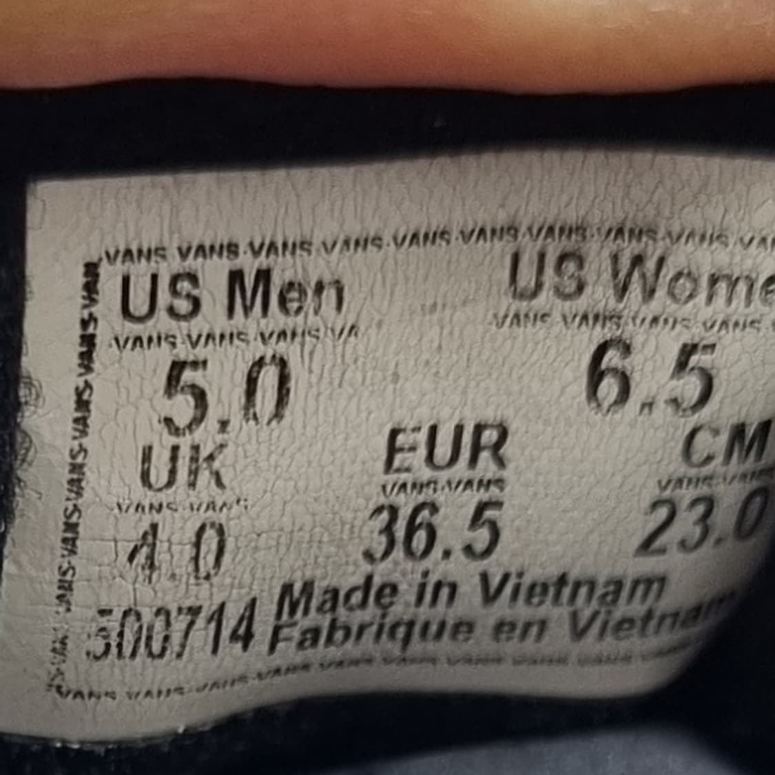 반스 올드스쿨 올블랙 스니커즈230. 상품이미지6