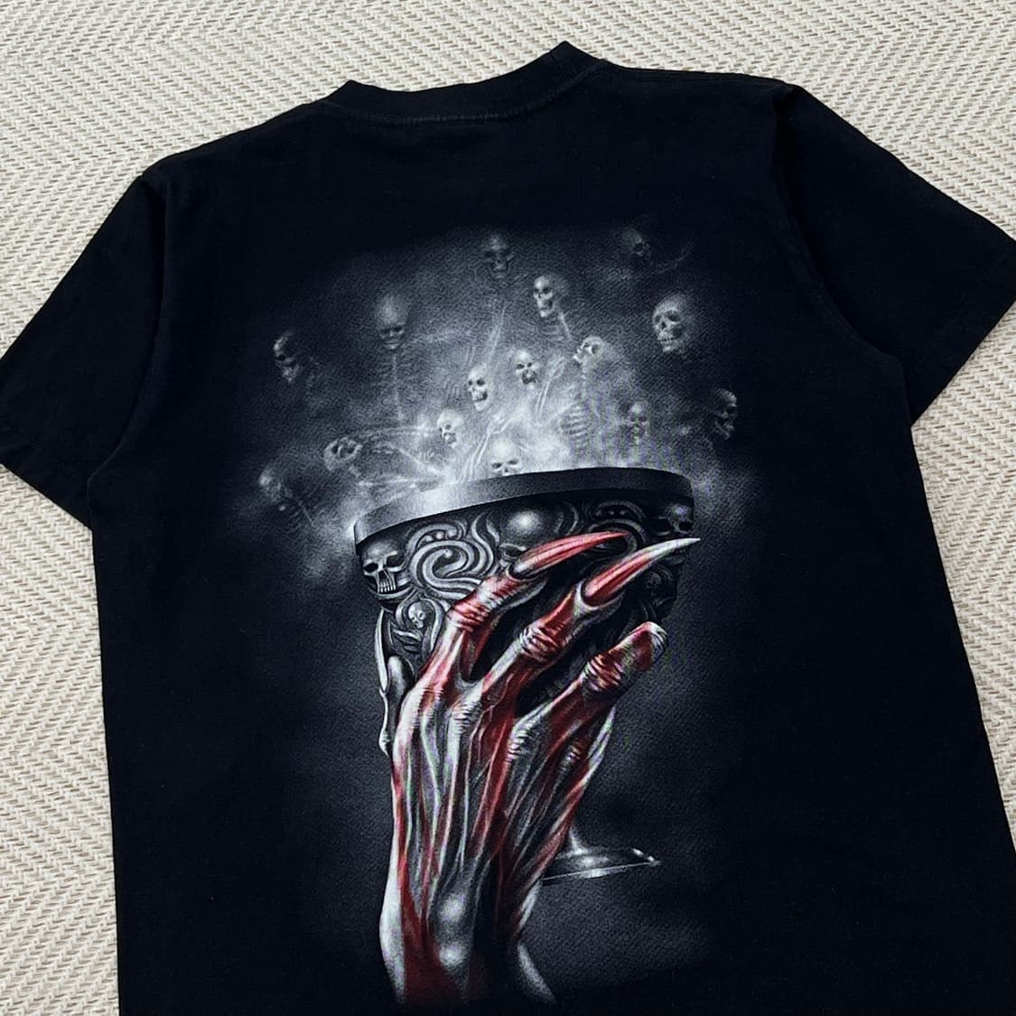 락 이글 프린팅 반팔티 r3567 상품이미지4