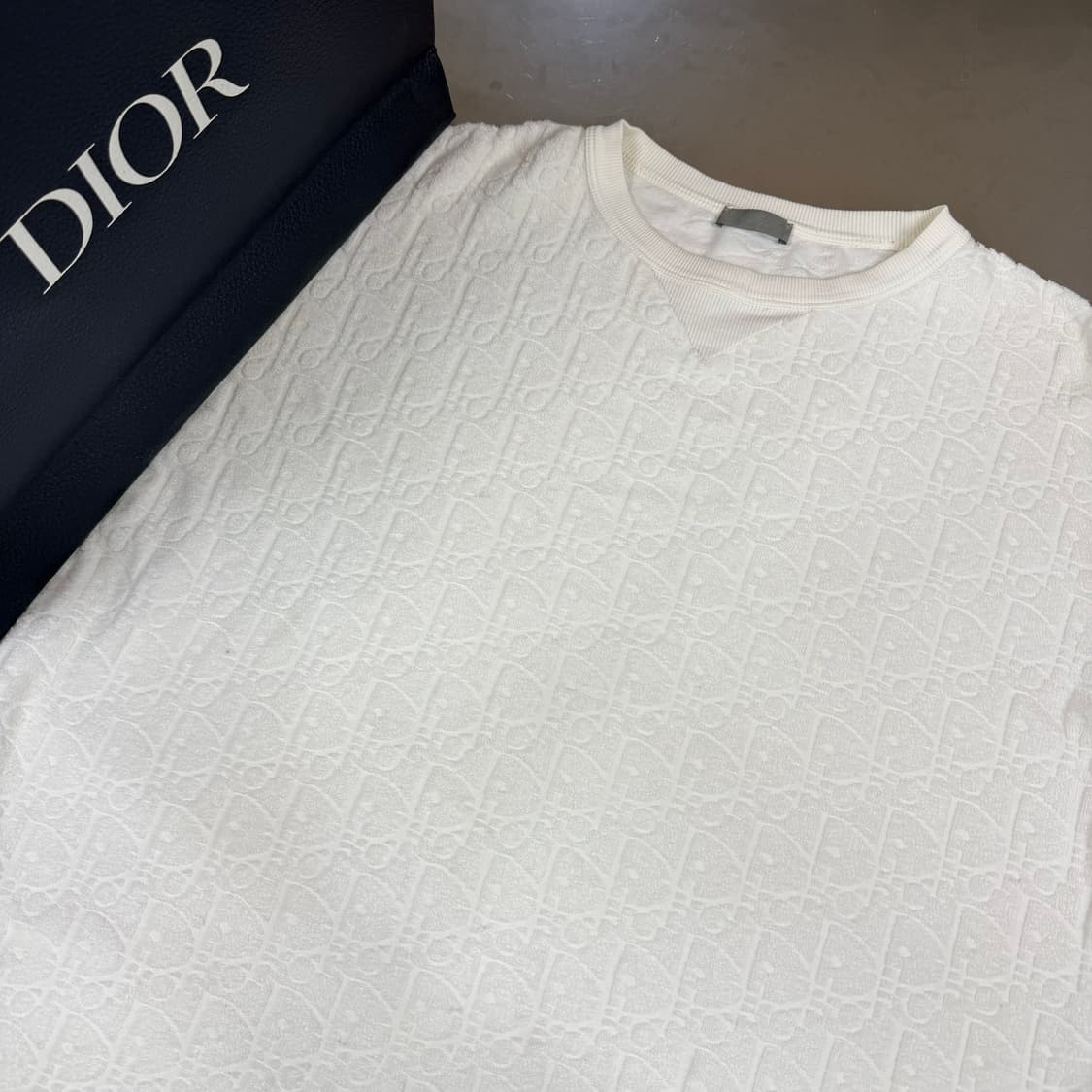 [리오브] 디올 오블리크 테리 반팔 상품이미지3