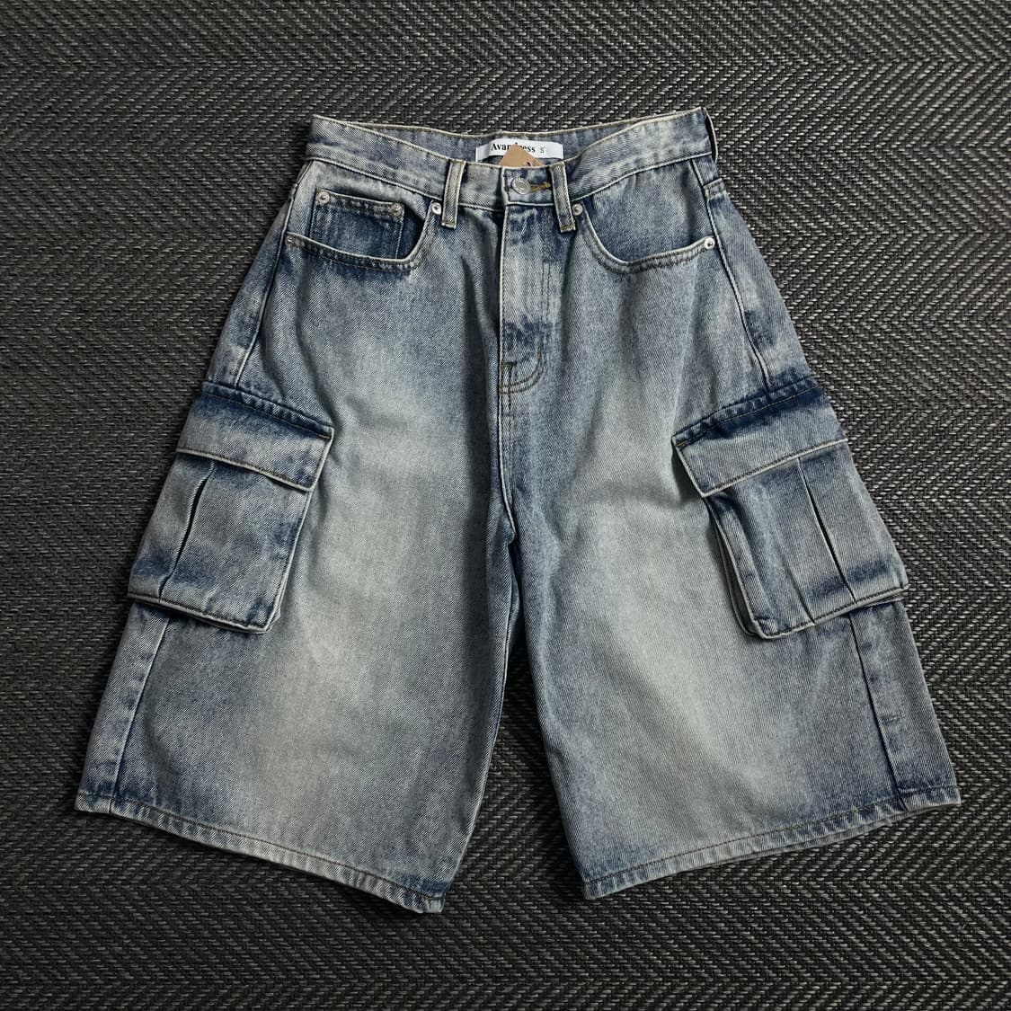 어반드레스 멀티포켓 데님 카고 버뮤다 팬츠o 4630 상품이미지1