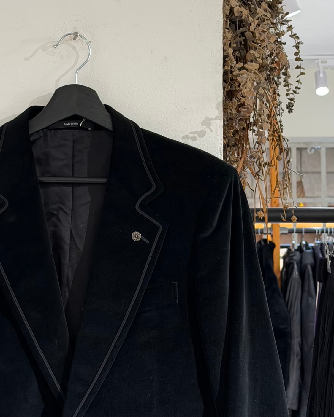 이브 생 로랑 블랙 벨벳 자켓 상품이미지3