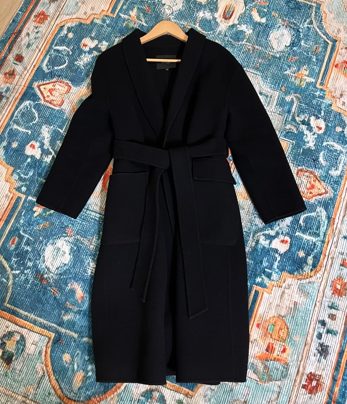 마쥬 벨티드 코트 상품이미지9