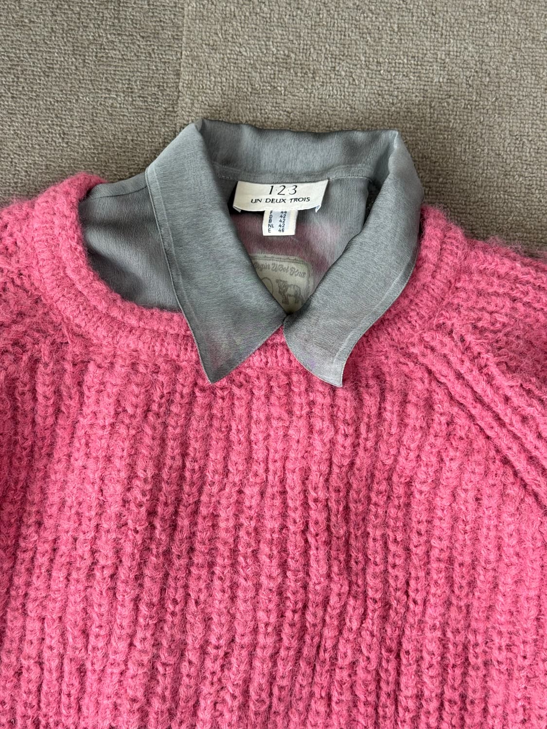 1.2.3 un deux trois 실버 폴리 셔츠 상품이미지9