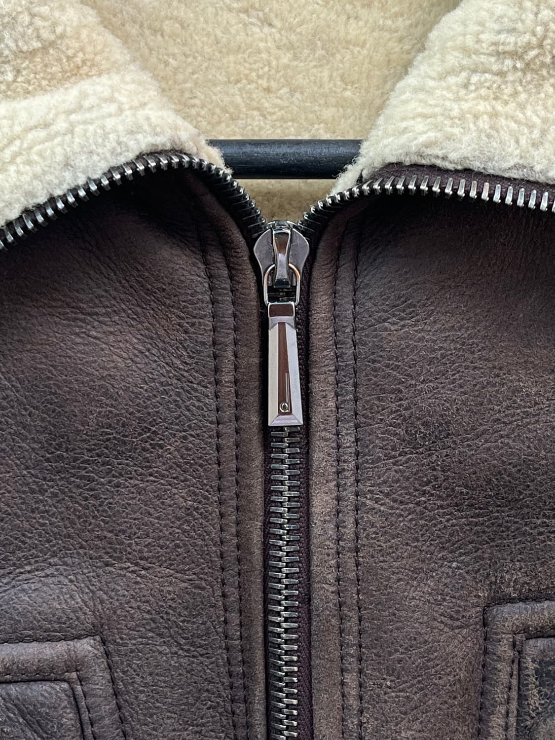 Dunhill 램스킨 무스탕 하프 자켓 Men L 상품이미지4