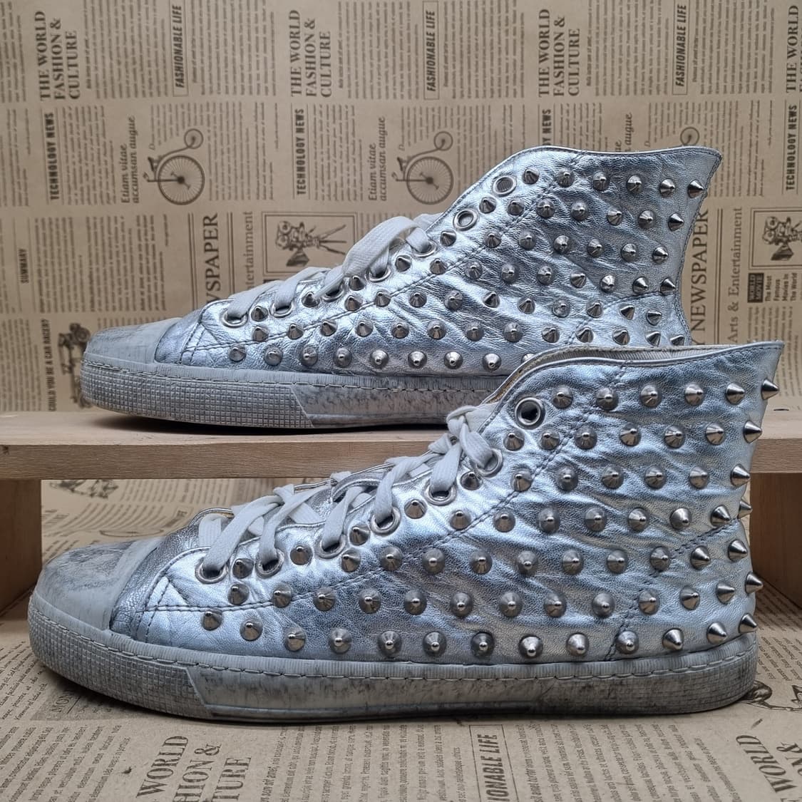 젠치 실버 남성하이탑270  상품이미지1