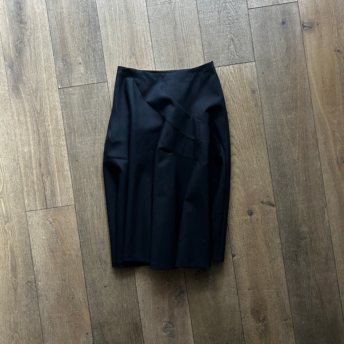 Stripe Cuttingline Transformed Skirt 상품이미지1