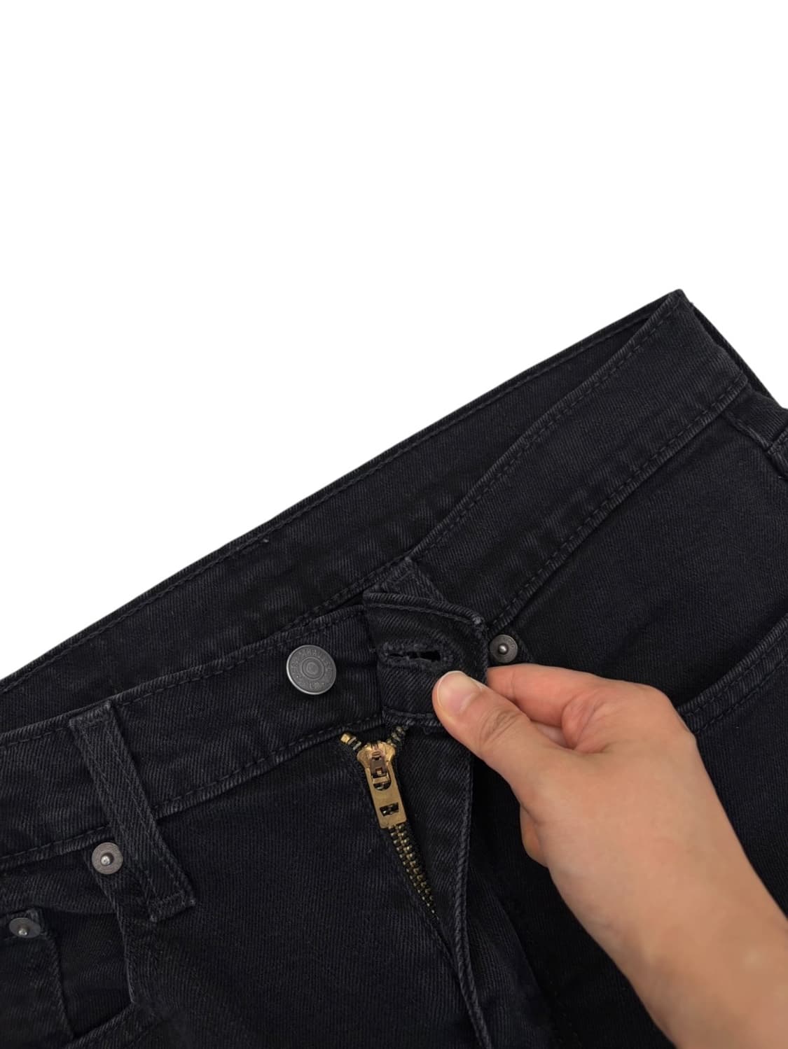 리바이스 502 블랙데님 (30,블랙패치) 상품이미지3
