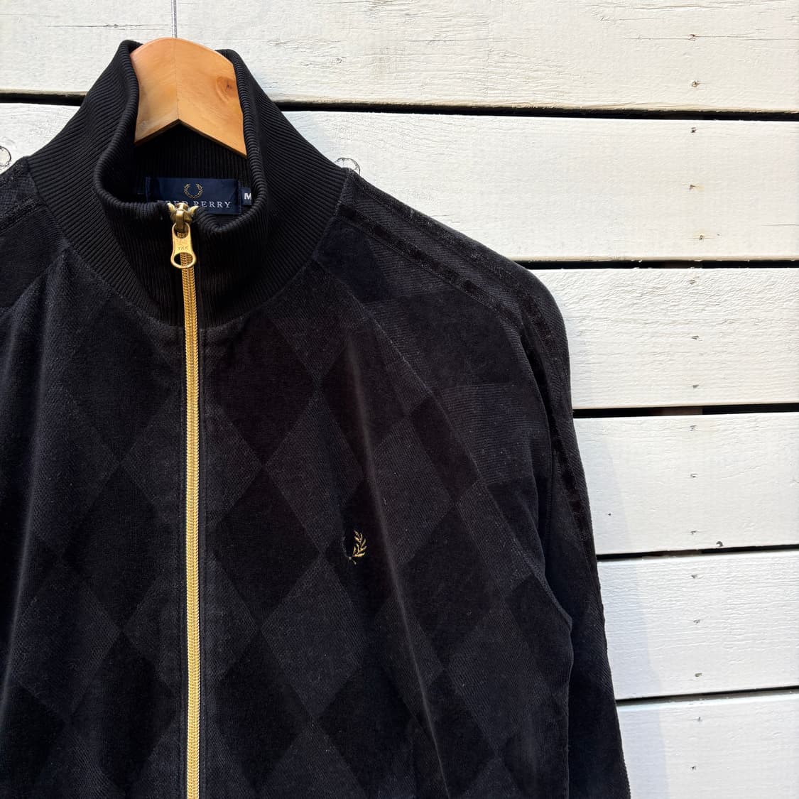 Fred Perry 프레드페리 벨벳 져지 집업 상품이미지3