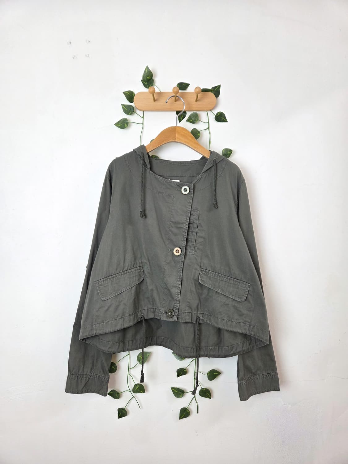 뮤트 크롭 야상 자켓 상품이미지1