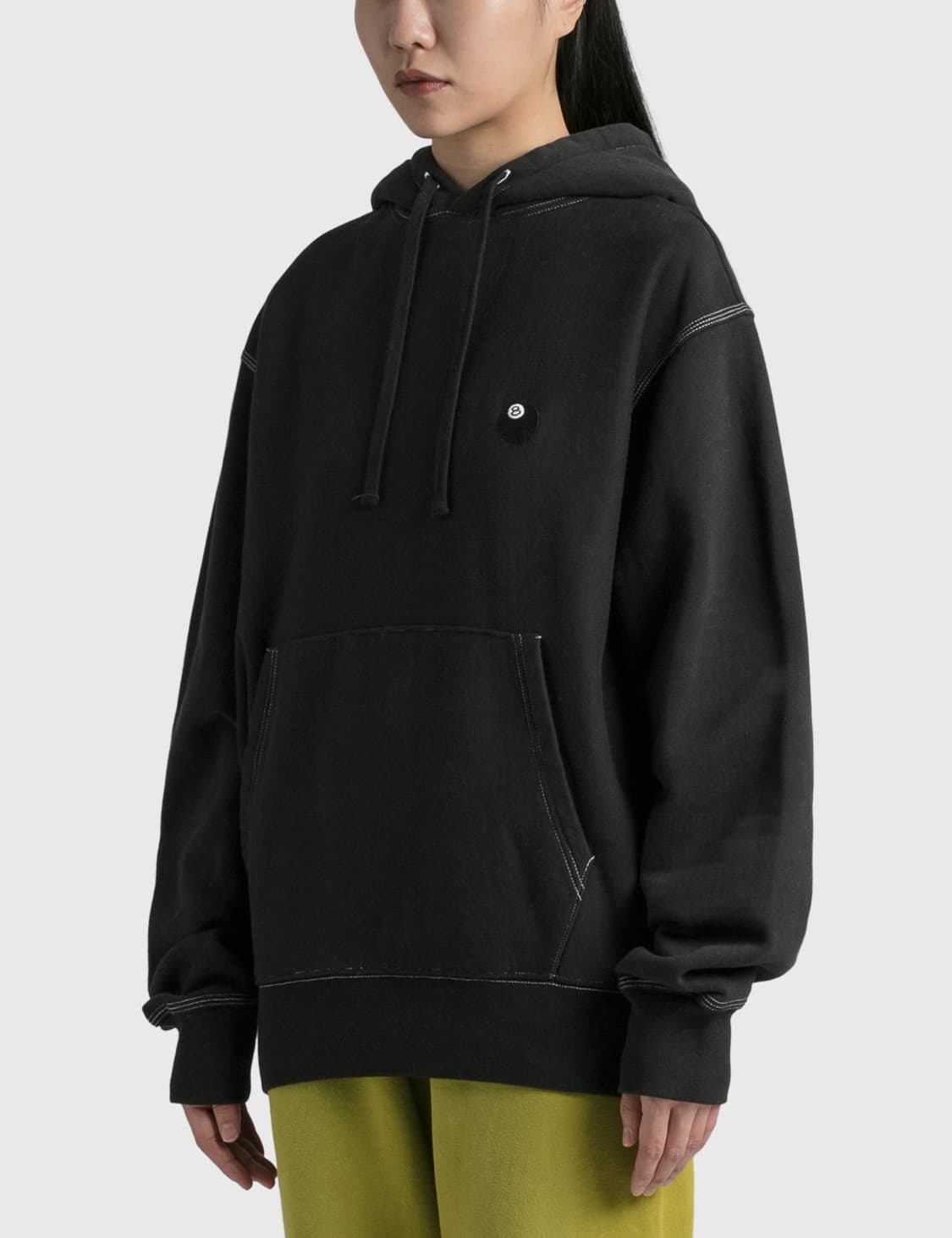 스투시 STUSSY 8 Ball Applique Hoodie 상품이미지2