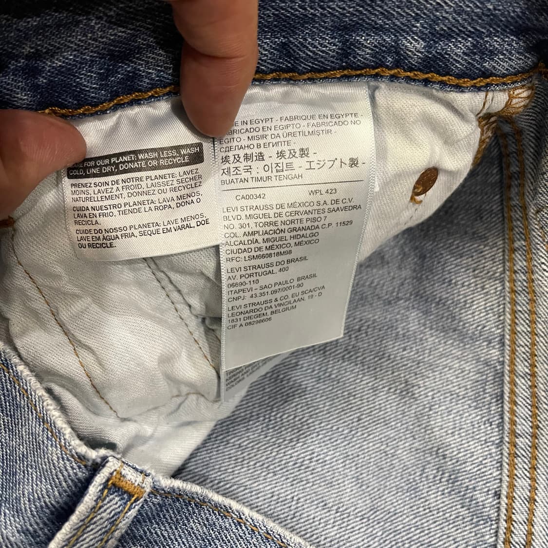 리바이스 빈티지 워싱팬츠 501 w34l30 상품이미지6