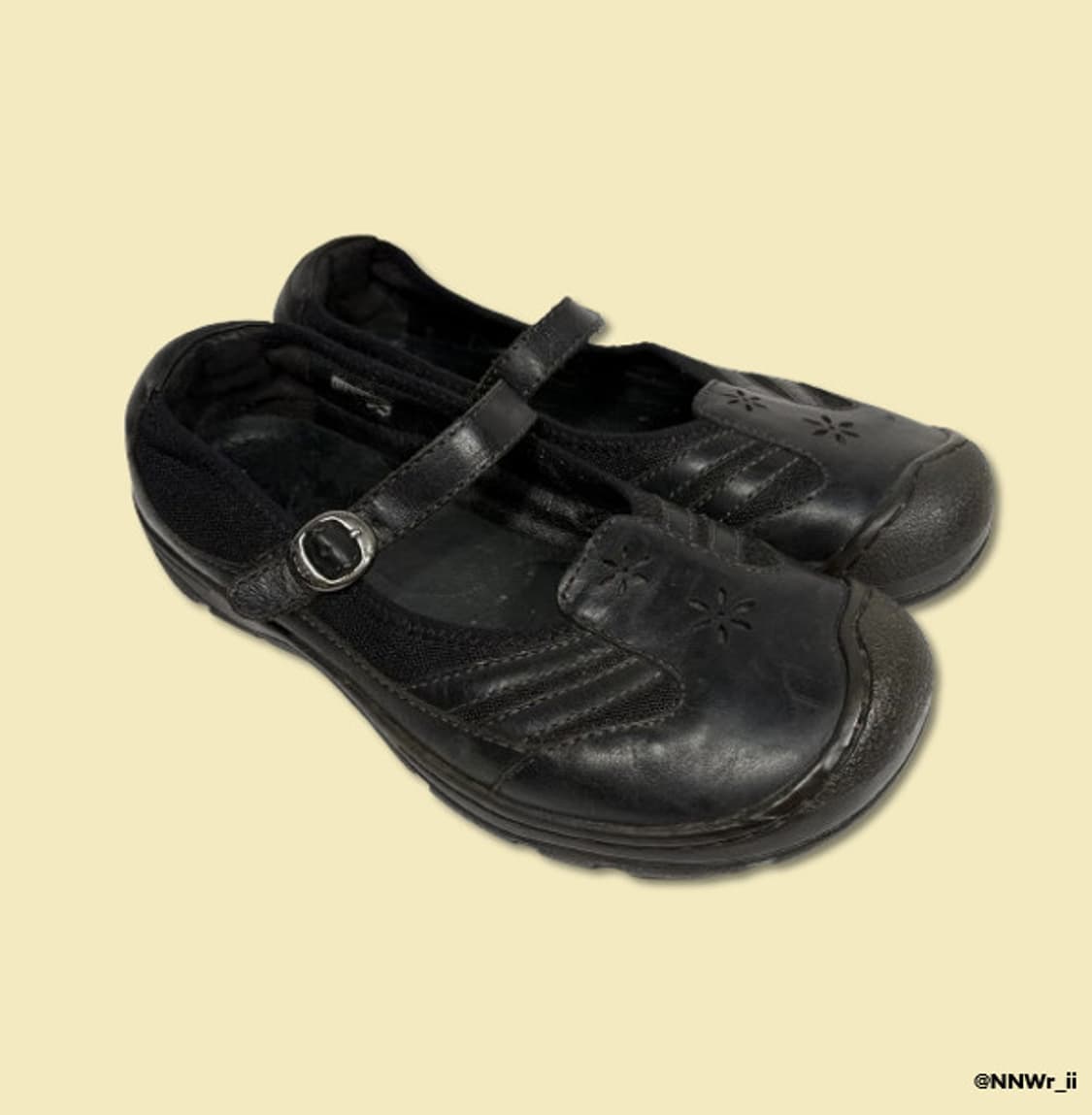 KEEN MARY JANE BLACK FLOWER 상품이미지2
