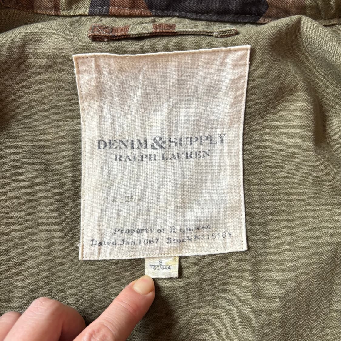 [정품] 폴로 데님앤서플라이 랄프로렌 M65 패치 밀리터리 야상 자켓 상품이미지9