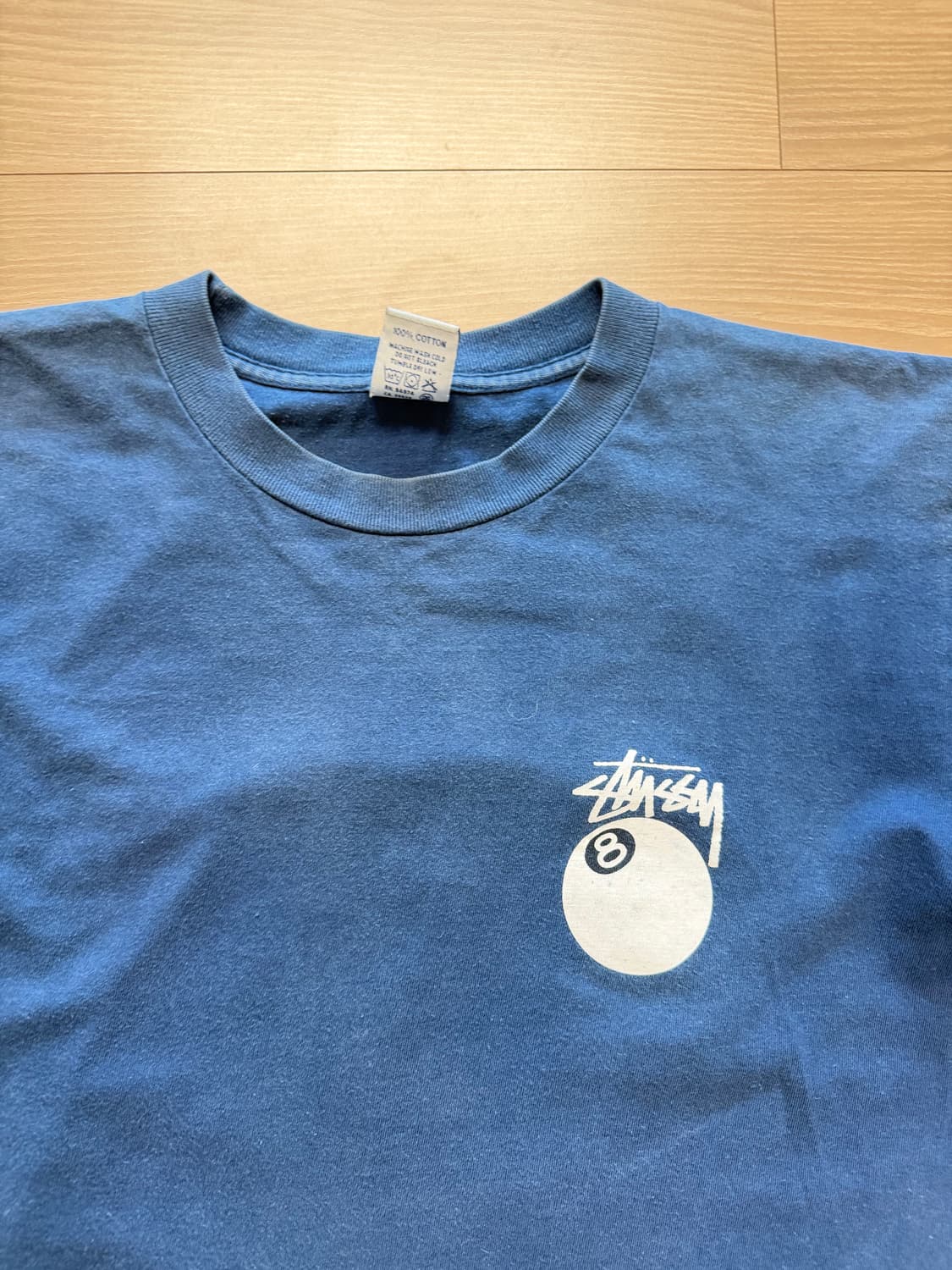 00s 스투시 8볼 티셔츠 네이비 usa made 상품이미지2