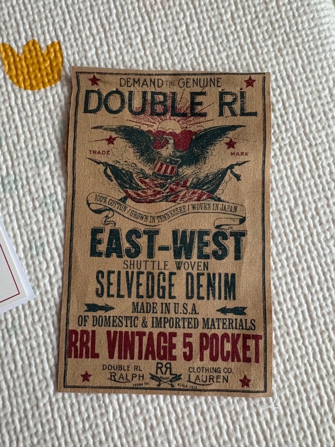 RRL 셀비지 5포켓 데님 상품이미지8